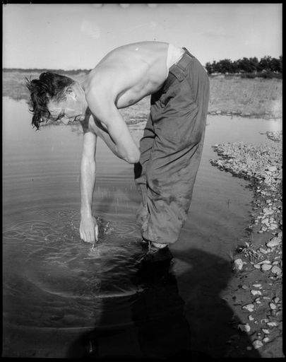"Rangitikei River Proves Barrier to Army" Ablutions While Under Manoeuvres - Resource cover image