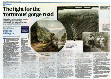 Back Issues: The fight for the 'torturous' gorge road