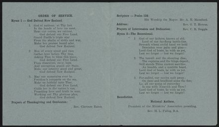 National Day of Prayer, 1943