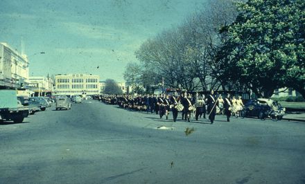 Boys' Brigade Marching in The Square