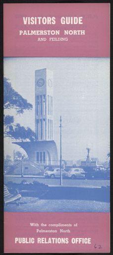 Visitors Guide Palmerston North and Feilding: October-December 1962