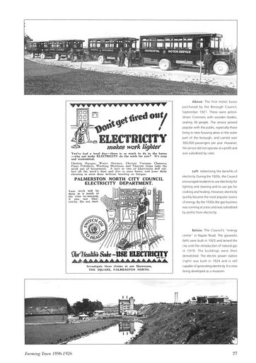 Council and Community: 125 Years of Local Government in Palmerston North 1877-2002 - Page 37
