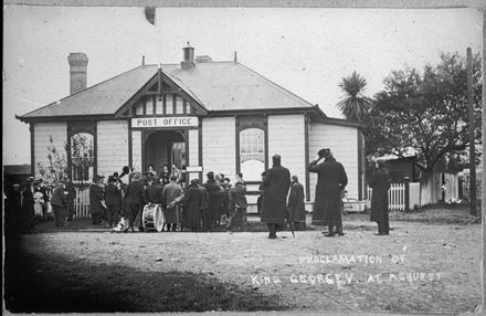 "Proclamation of King George V, at Ashurst" [sic] - Resource cover image