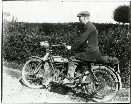 Man on a Motorcycle