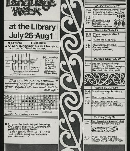 Māori Language Week poster