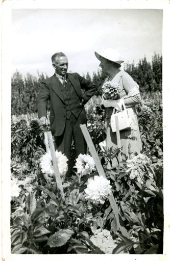 Lady Bledisloe and Arthur Shailer