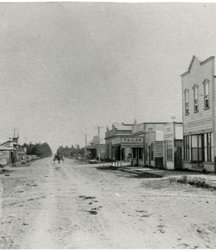 An Early View of Thames Street, Rongotea