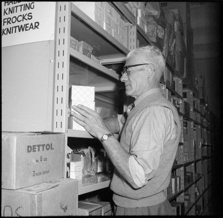 "Mr. O.S. New" Staff at the New Woolworths