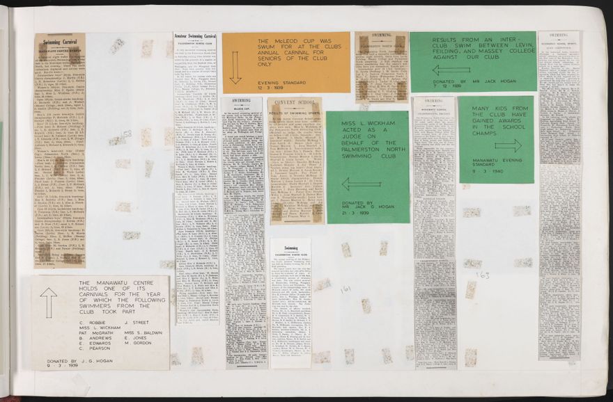 PN Amateur Swimming Club archive book