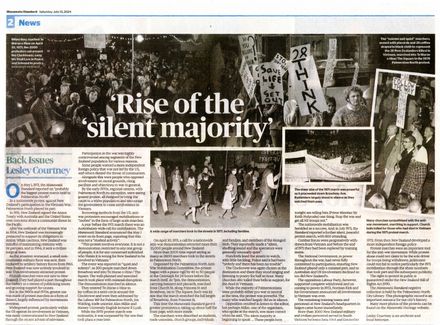 Back Issues:  Rise of the silent majority
