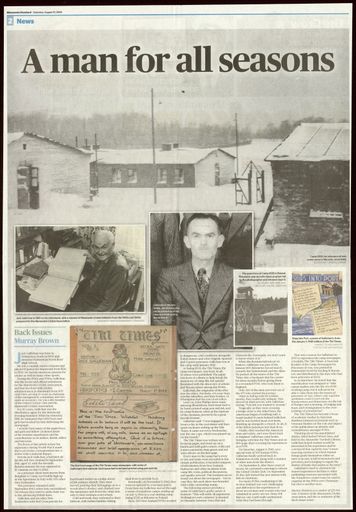 Back Issues:  A man for all seasons