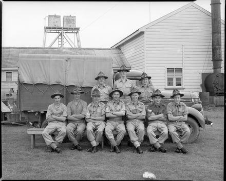 Divisional Signallers with Army Truck, Linton
