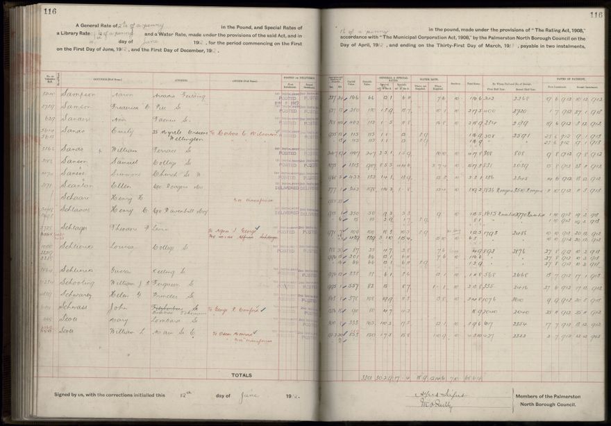 Rate book, 1912-1913 - 2021Pa_PNC2-23-2-V20_034001-0119