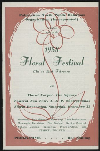 1958 Floral Festival Programme 1