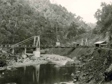 Cable Suspension Bridge - Mangahao Electric Power Scheme
