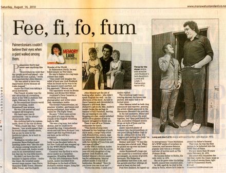 Memory Lane - "Fee, fi, fo, fum"