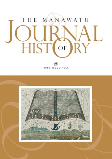 The Manawatu Journal of History: Issue 5