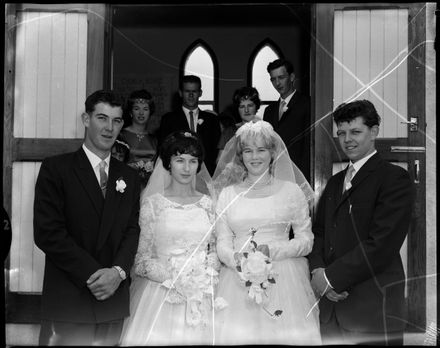 "Double Wedding at Adventist Church"