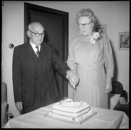 "Golden Wedding Celebrations" Mr. and Mrs. W. Robson
