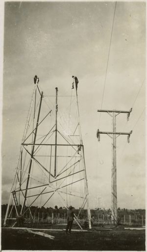 Workers on Transmission Lines - Mangahao Electric Power Scheme - Resource cover image