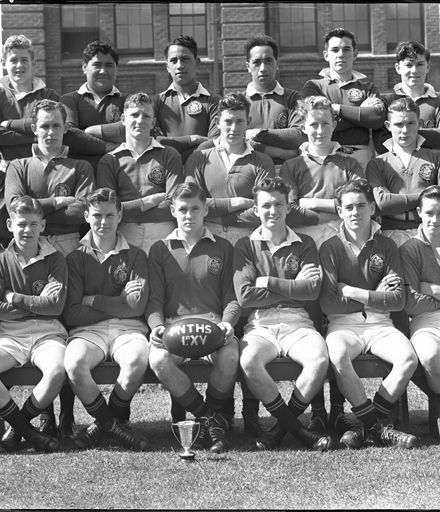 1st XV rugby team, Palmerston North Technical High School