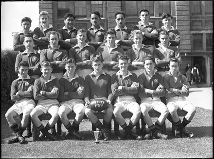 1st XV rugby team, Palmerston North Technical High School