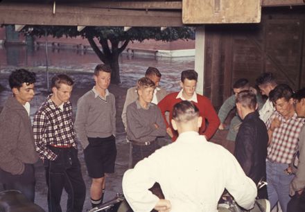 Palmerston North Motorcycle Training School - Class 23 - First Day Don Petersen, Instructor