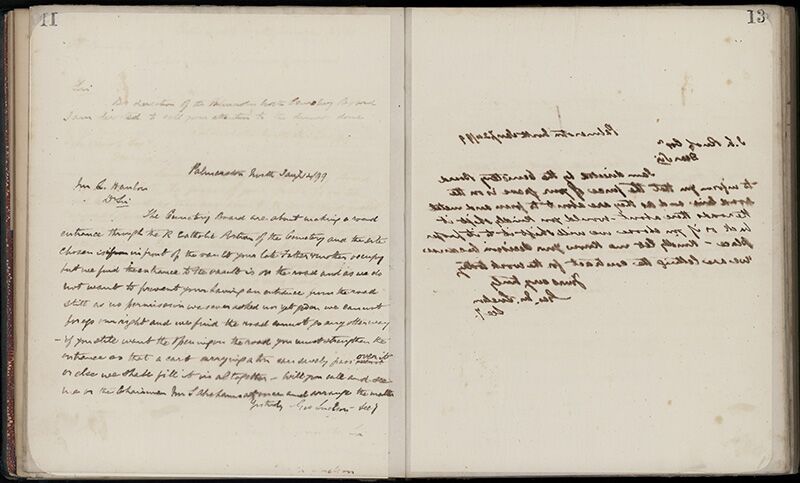 Outwards Correspondence of the Palmerston North Cemetery Trustees, 1898 -1902 39