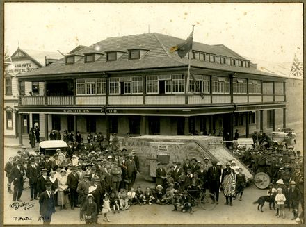 World War One fund raising procession
