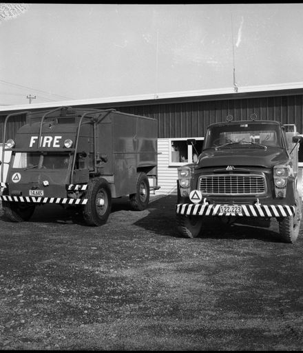 "The Old and the New" [Fire tenders]