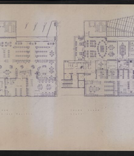 Architectural Plans of the redevelopment of the C M Ross building into the Palmerston North City Library 10