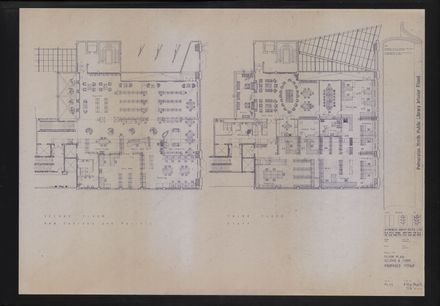 Architectural Plans of the redevelopment of the C M Ross building into the Palmerston North City Library 10