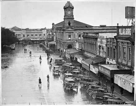 A Rainy Day in The Square