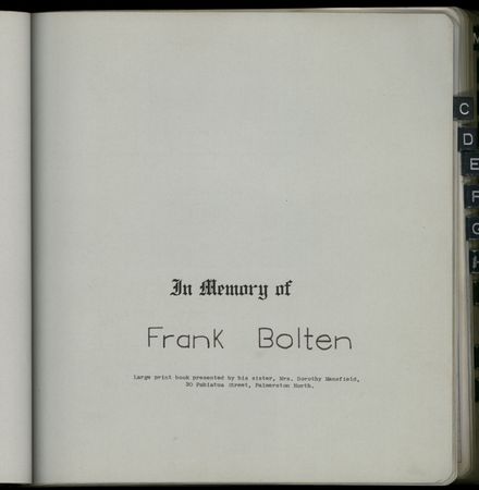 Memorial Book Register
