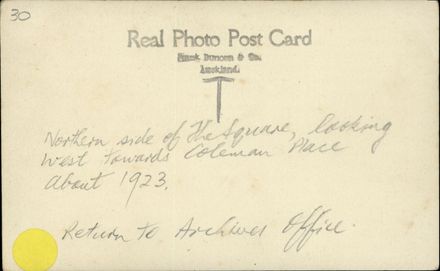 Coleman Place, c 1923 2