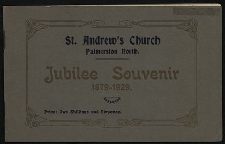 St Andrew's Church Jubilee Souvenir, 1879-1929 1