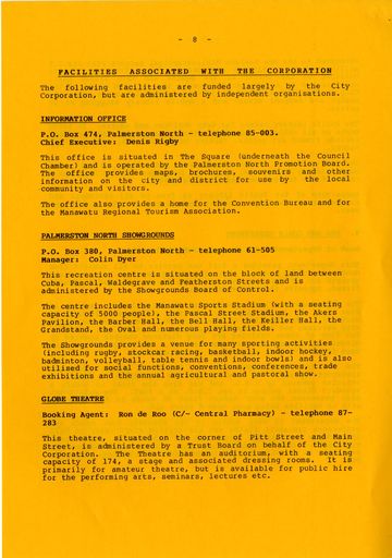 Page 8: 'The City Corporation: What it is and what it does'