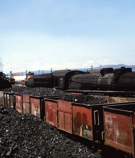 Locomotive and Coal Wagons