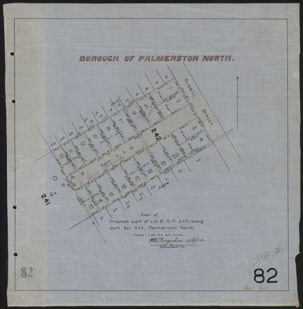 Survey Plans (subdivisions) 1902 - 1939