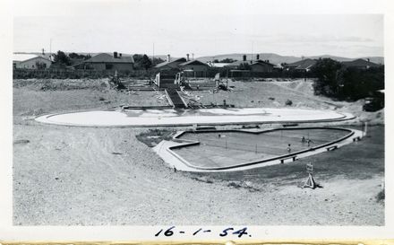Construction of Skating Rink, Memorial Park