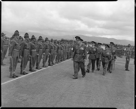 On Parade, 14th Intake, Central District Training Depot, Linton
