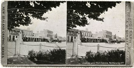 Stereoscopic Image "Looking West from Square" - Resource cover image