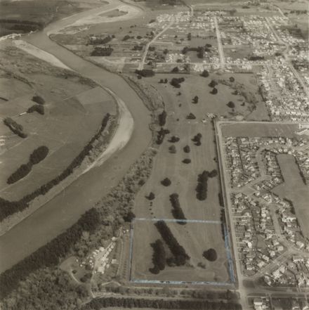 Aerial view of Awapuni area