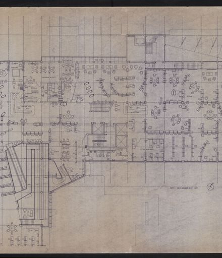 Architectural Plans of the redevelopment of the C M Ross building into the Palmerston North City Library 13