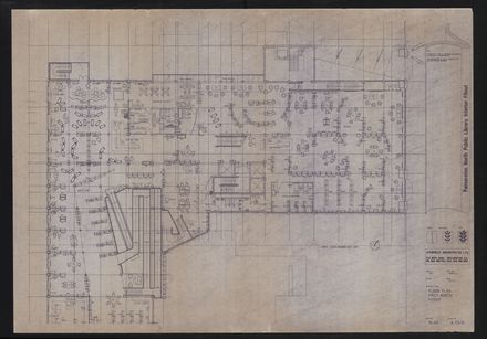 Architectural Plans of the redevelopment of the C M Ross building into the Palmerston North City Library 13