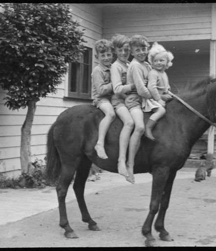 Children on a pony