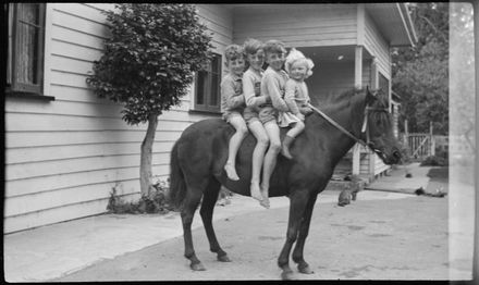 Children on a pony