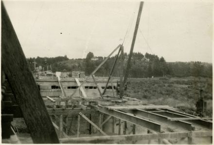 Construction of Second Fitzherbert Bridge