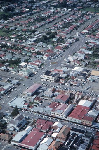 Aerial of Palmerston North Central Business District