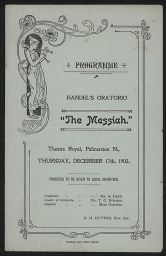 Theatre Royal concert programme